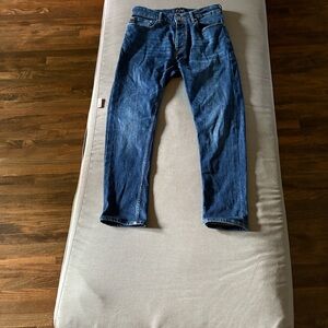 Scotch & Soda Men's Dark Blue Slim Jeans